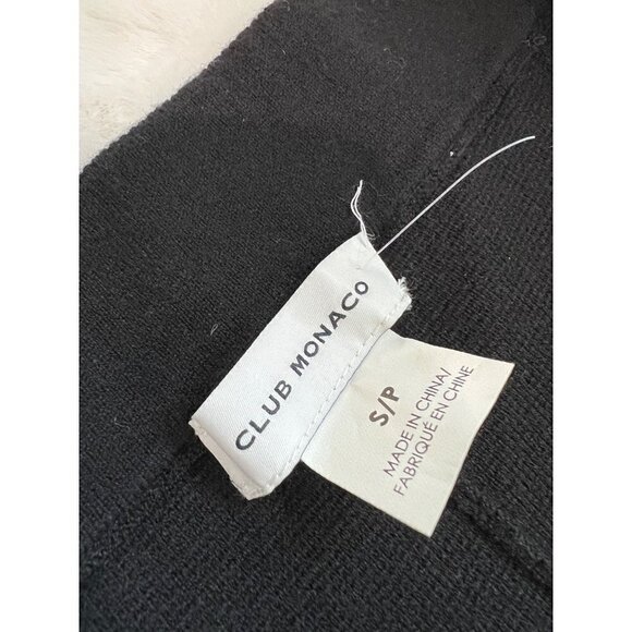 NWOT CLUB MONACO Size S Full Milano Pants with side stripe Black MSRP $165 - Picture 5 of 15